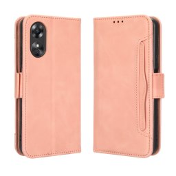 SLOT pénztárca tok Oppo A17 rózsaszín