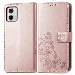 ART FLOWERS Pénztárcahuzat Motorola Moto G73 5G világos rózsaszín