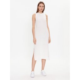 Tommy Hilfiger Kötött ruha Woven WW0WW38553 Fehér Regular Fit