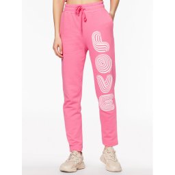 LOVE MOSCHINO Melegítő alsó W155609M 4457 Rózsaszín Regular Fit