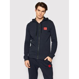 Hugo Pulóver Daple212 50447972 Sötétkék Regular Fit