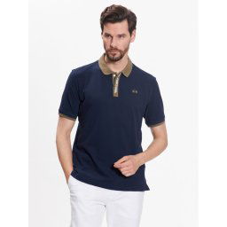 La Martina Pólóing VMP008 PK001 Sötétkék Regular Fit