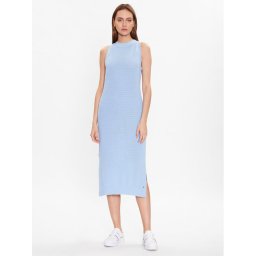 Tommy Hilfiger Kötött ruha Woven WW0WW38553 Kék Regular Fit