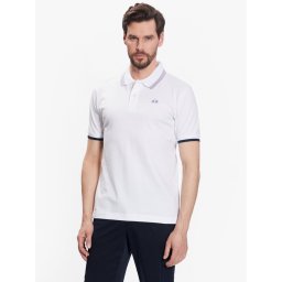 La Martina Pólóing VMP006 PK001 Fehér Slim Fit