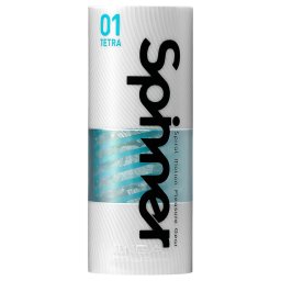 TENGA Spinner Tetra - maszturbátor férfiaknak (átlátszó)