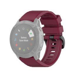 SZILIKON pánt Garmin Fenix 3 / 3HR / 5X / 5 Plus / 6X / 6X Pro bordó