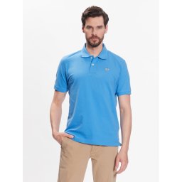 La Martina Pólóing VMP002 PK001 Kék Slim Fit