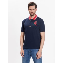 La Martina Pólóing VMP612 PK001 Sötétkék Regular Fit