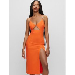 Hugo Koktélruha Kardina 50489214 Narancssárga Slim Fit