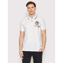Napapijri Pólóing Gandy 4 NP0A4H8R Fehér Regular Fit