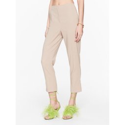 Patrizia Pepe Szövet nadrág 8P0491/A6F5-B752 Bézs Slim Fit