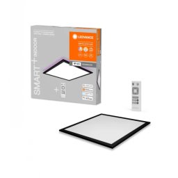 LED panel , backlight effect , 45 x 45 cm , 28W , RGB , CCT , dimmelhető , fekete , távirányítóval , LEDVANCE Smart+ WIFI , PLANON Plus