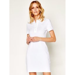 Lacoste Hétköznapi ruha EF5473 Fehér Slim Fit