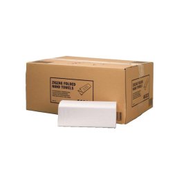 Kéztörlő 2 rétegű V hajtogatott 250 lap/csomag 24,8 x 23 cm 15 csomag/karton Universal Singlefold H3 Tork_66424 natúr