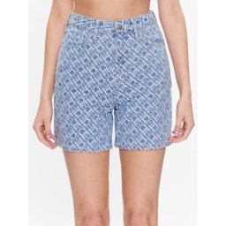 Tommy Hilfiger Szövet rövidnadrág Jacquard WW0WW38190 Kék Regular Fit