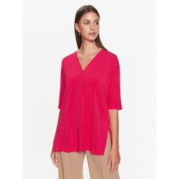 Max Mara Leisure Blúz Locarno 2339410436600 Rózsaszín Relaxed Fit