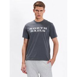 North Sails Póló Graphic 692838 Szürke Regular Fit