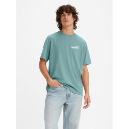 Levi's® Póló Poster Chest Pastel 161430744 Kék Loose Fit