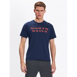 North Sails Póló Graphic 692838 Sötétkék Regular Fit