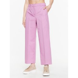 Weekend Max Mara Szövet nadrág Zircone 2351310331 Rózsaszín Relaxed Fit