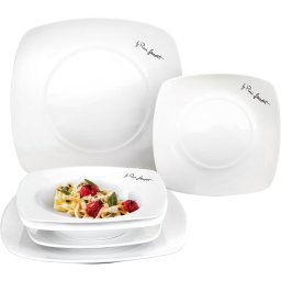 LT9002 SZÖGYETES TÁNYÉR 6 DB DINE LAMART