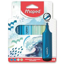 MAPED Szövegkiemelő készlet, 1-5 mm, MAPED "Fluo Peps Assorted", vegyes színek