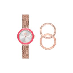 DKNY Karóra Sasha NY6654SET Rózsaszín aranyozás