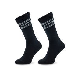 Makia 2 pár hosszú szárú unisex zokni U83015 Fekete