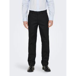 Only & Sons Szövet nadrág Edge-Ed 22024468 Fekete Relaxed Fit