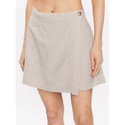 Moss Copenhagen Miniszoknya 17531 Bézs Basic Fit