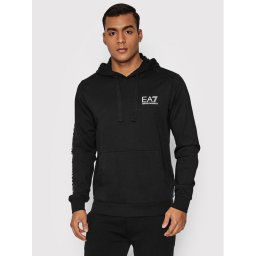 EA7 Emporio Armani Pulóver 8NPM18 PJ05Z 0203 Fekete Regular Fit