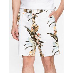 Boss Szövet rövidnadrág Taber 50489123 Fehér Regular Fit
