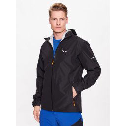 Salewa Esőkabát Puez 28615 Fekete Regular Fit