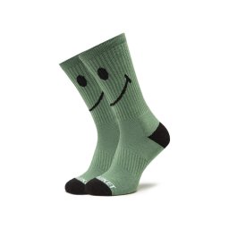 Market Unisex Magasszárú Zokni Smiley 360001158 Zöld