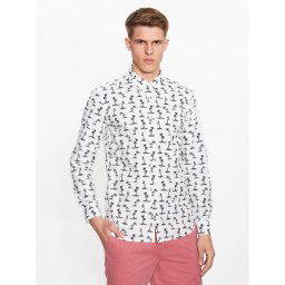 Boss Ing Roger_F 50488041 Kék Slim Fit