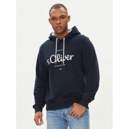 s.Oliver Pulóver 2132732 Sötétkék Regular Fit