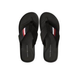 Tommy Hilfiger Flip-flops Comfortable Padded Beach Sandal FM0FM04473 Fekete