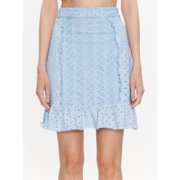 Guess Miniszoknya Aini W3GD0A KALQ0 Kék Slim Fit