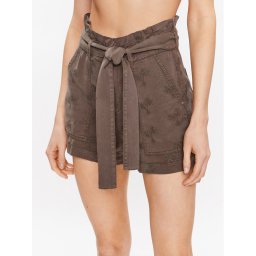Guess Szövet rövidnadrág Janna W3GD0L WDP87 Zöld Loose Fit