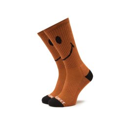 Market Unisex Magasszárú Zokni Smiley 360001158 Barna