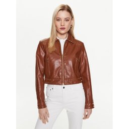 MICHAEL Michael Kors Műbőr dzseki Astor MS320B7DTW Barna Cropped Fit