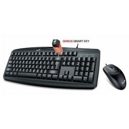 Genius KM-200 USB Black HUN (billentyuzet + eger)