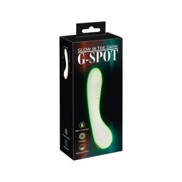 You2Toys Glow in the dark - foszforeszkáló G-pont vibrátor (fehér)