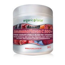 ImmunoFlavon C 500+ Gyümölcs-zöldség szuperkoncentrátum por C-vitaminnal, 200g