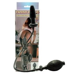 Fanny Hills Black Butt Plug - anál tágító