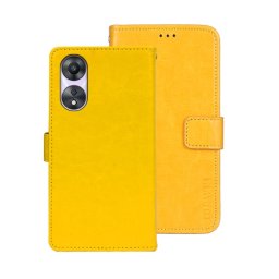 IDEWEI pénztárcavédő Oppo A78 5G sárga