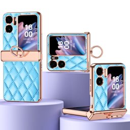 LATTICE RING Védőtok OPPO Find N2 Flip kék tartóval