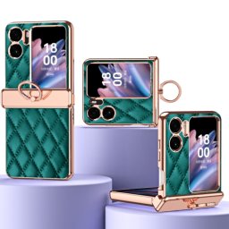 LATTICE RING Védőtok tartóval OPPO Find N2 Flip green