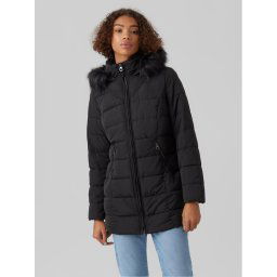 Vero Moda Pehelykabát Liv 10266903 Fekete Regular Fit