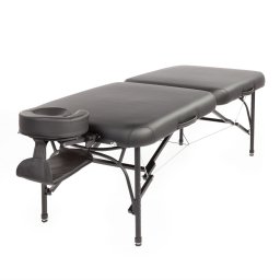 WellTouch Massage Table VOYAGER LIGHT – összecsukható masszázsasztal – Black